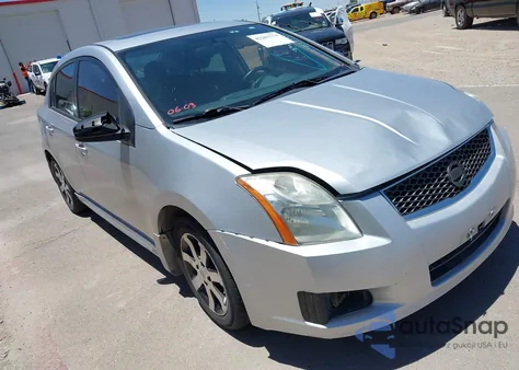 2012 Nissan Sentra 2.0 Sr из США, поврежденный, VIN 3N1AB6AP8CL646765